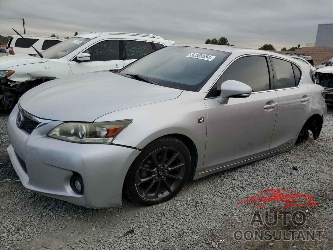 LEXUS CT 200 2012 - JTHKD5BH7C2080384