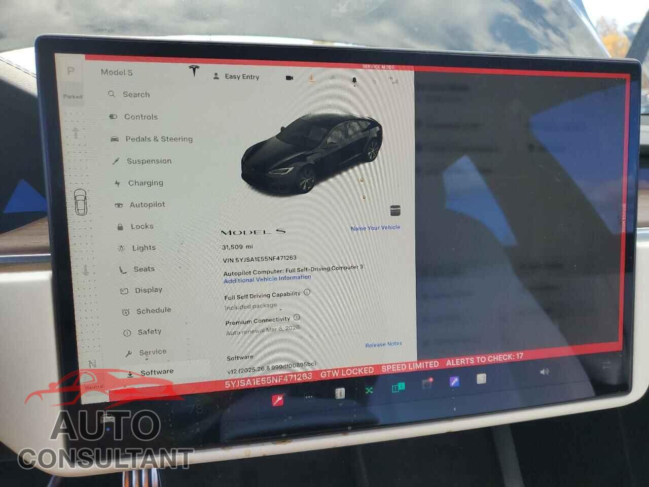 TESLA MODEL S 2022 - 5YJSA1E55NF471263