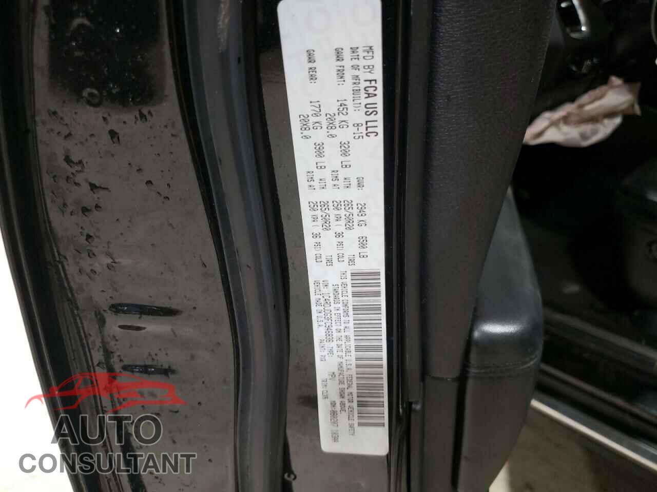DODGE DURANGO 2015 - 1C4RDJDG3FC946836