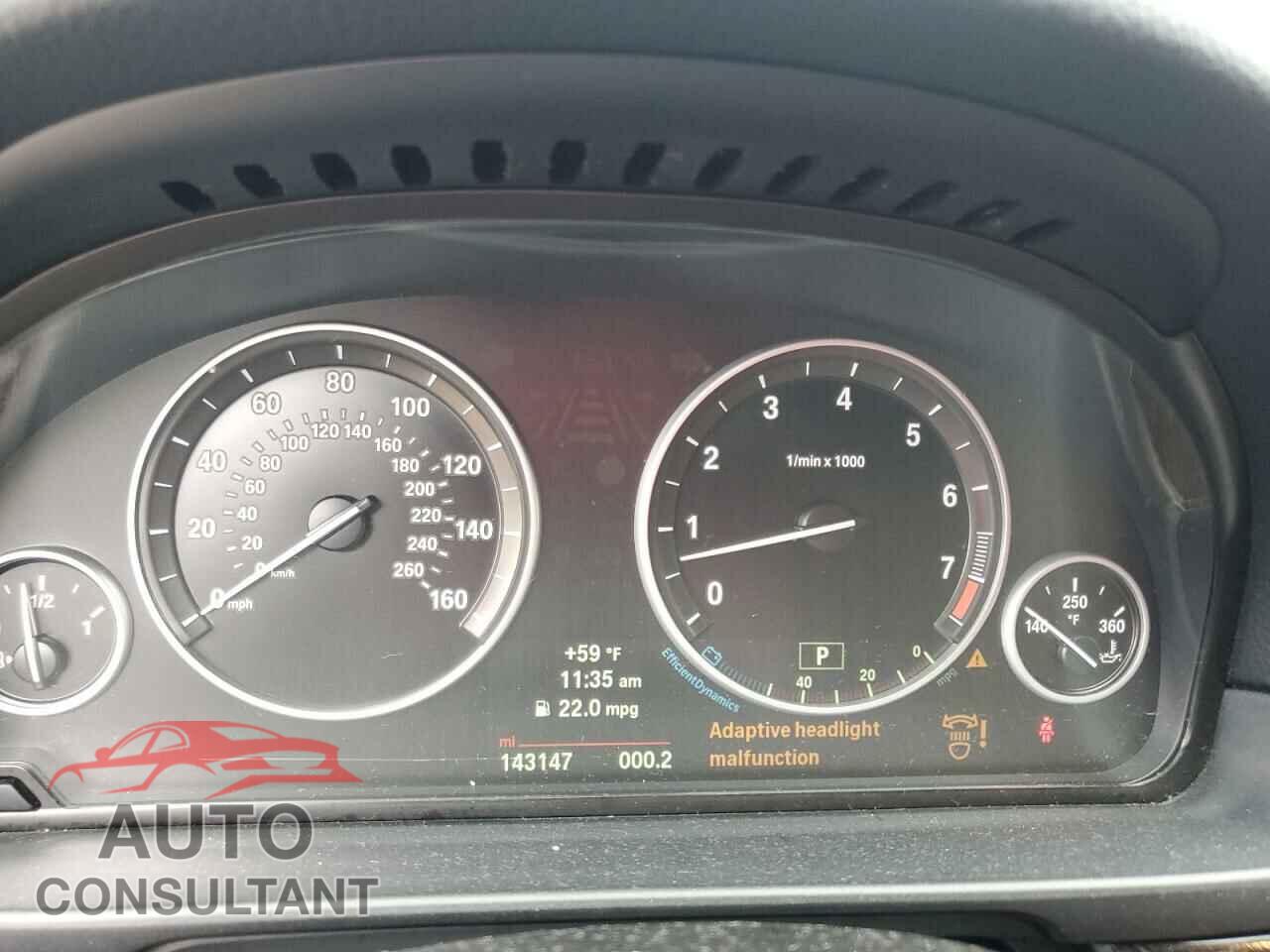 BMW 5 SERIES 2014 - WBA5B3C55ED533144