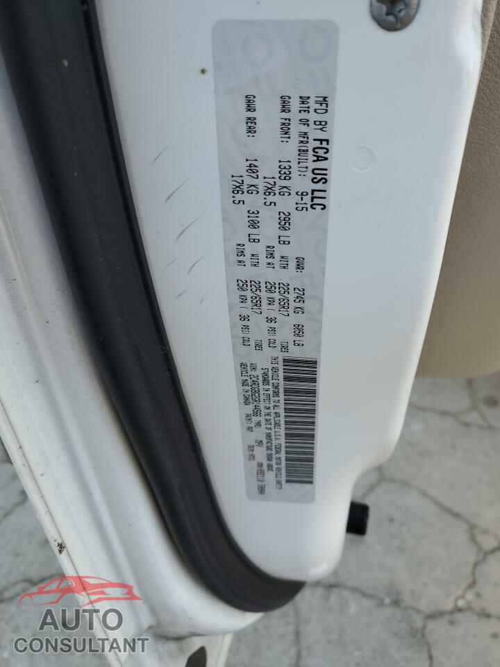 DODGE CARAVAN 2016 - 2C4RDGBG2GR144566