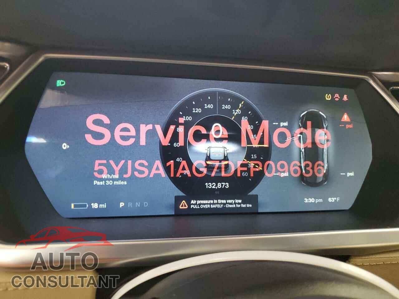 TESLA MODEL S 2013 - 5YJSA1AG7DFP09636
