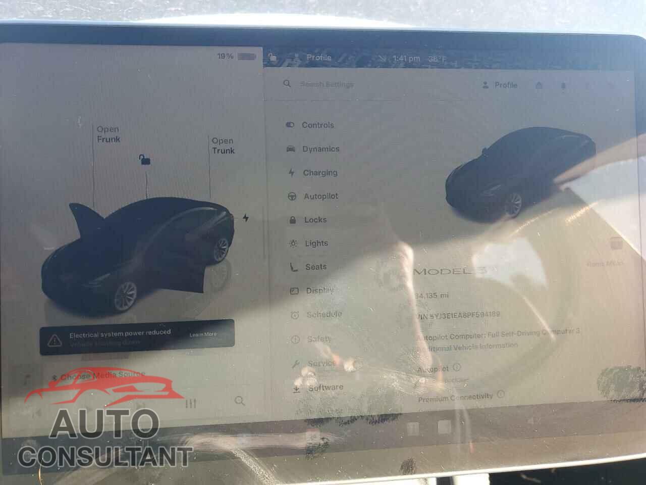 TESLA MODEL 3 2023 - 5YJ3E1EA8PF594189