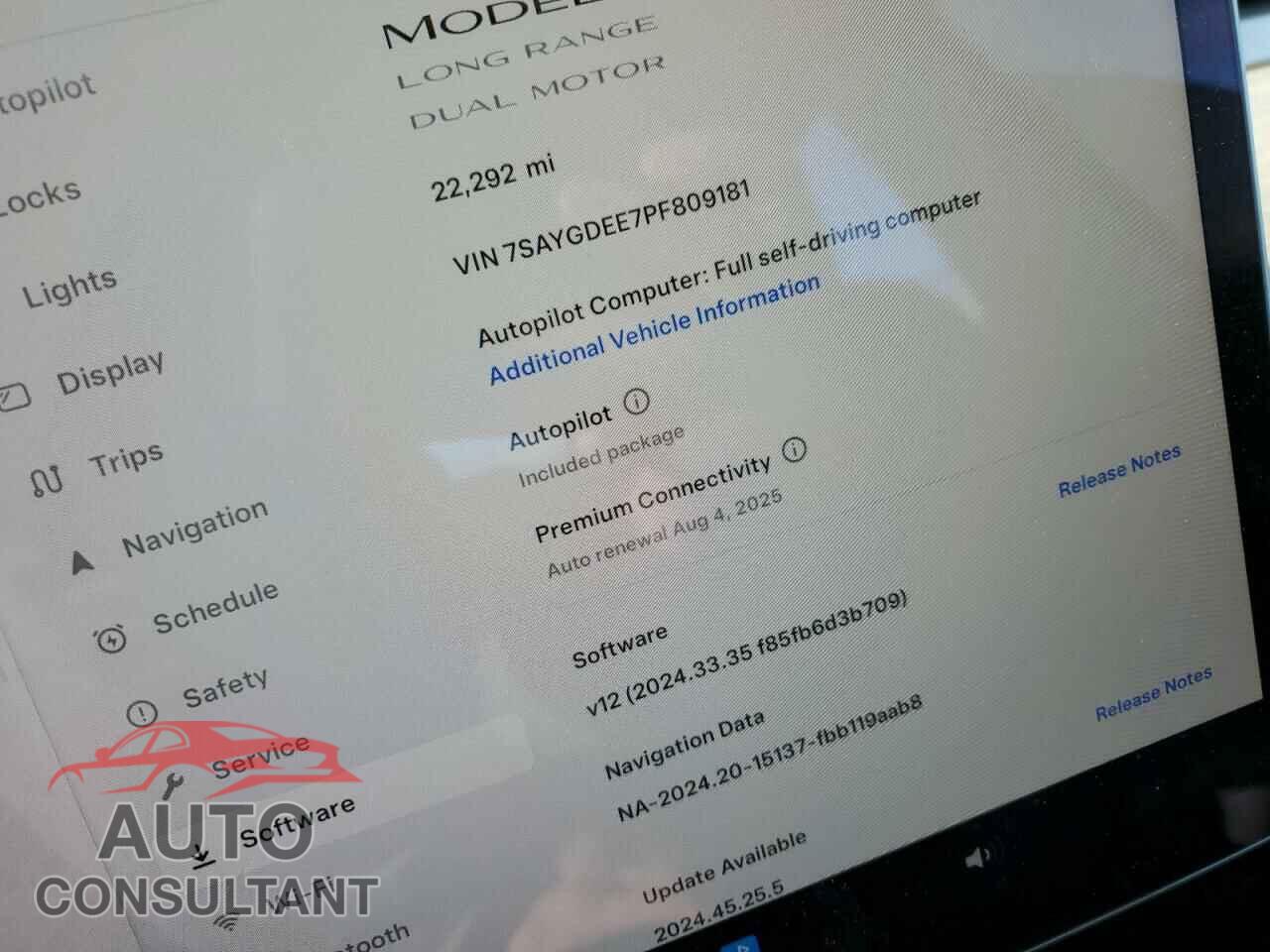 TESLA MODEL Y 2023 - 7SAYGDEE7PF809181
