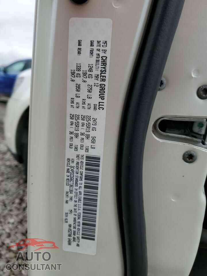 DODGE JOURNEY 2012 - 3C4PDCDG6CT361364