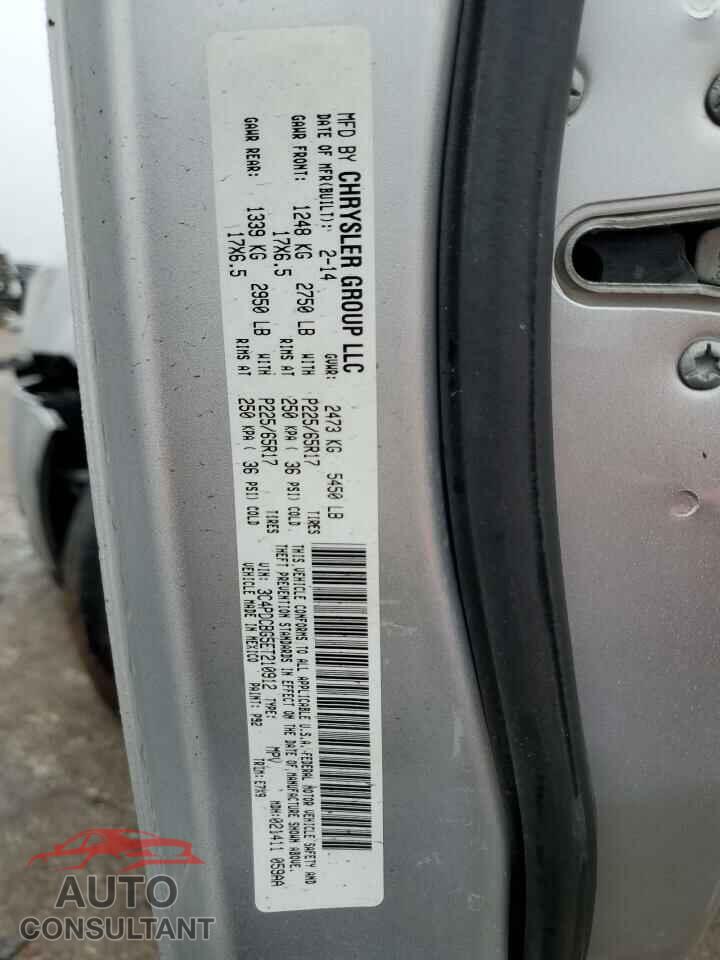 DODGE JOURNEY 2014 - 3C4PDCBG5ET210912