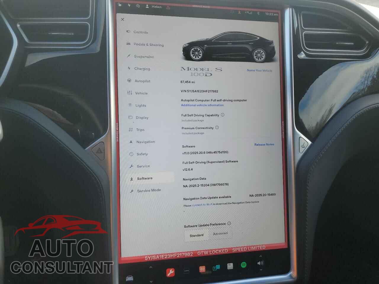TESLA MODEL S 2017 - 5YJSA1E23HF217982