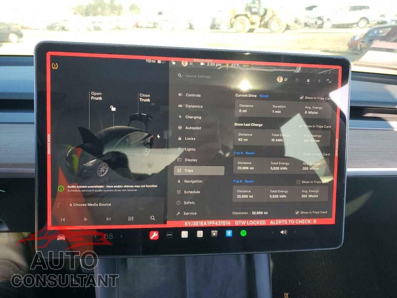 TESLA MODEL 3 2023 - 5YJ3E1EA1PF431514