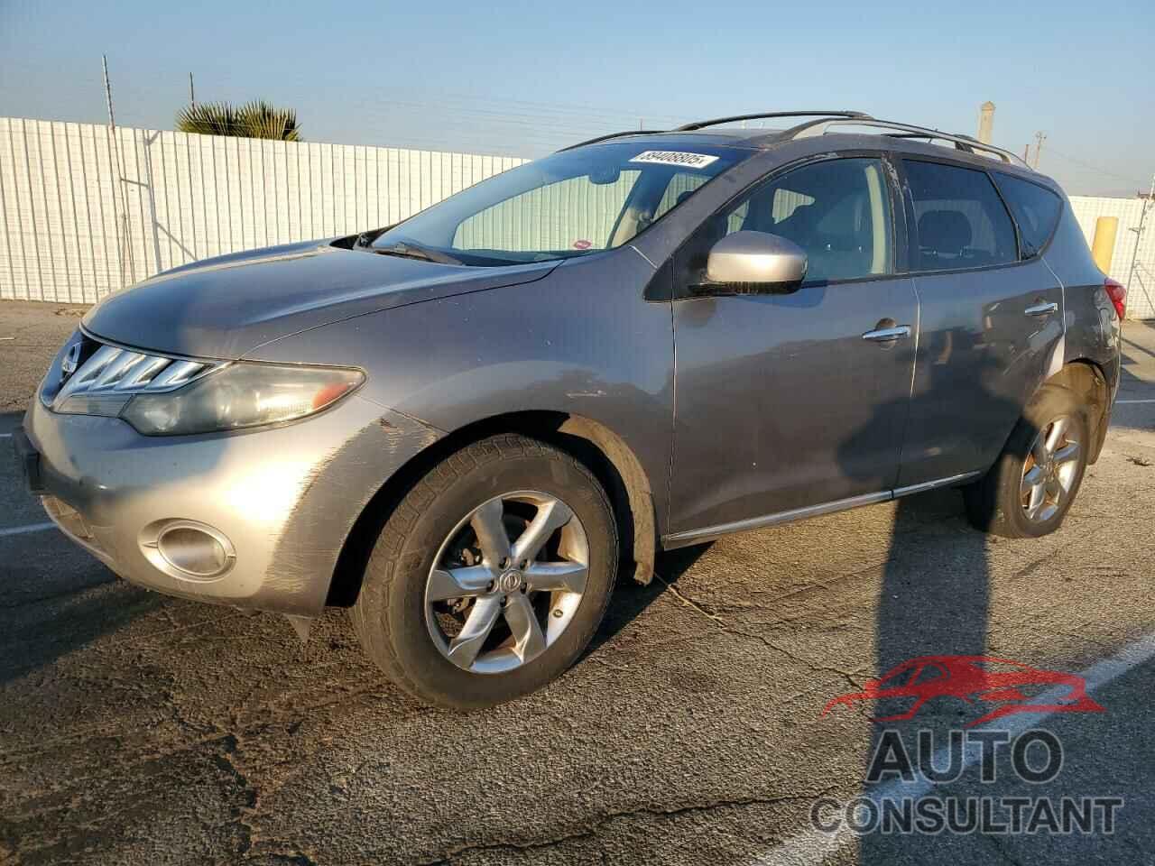 NISSAN MURANO 2010 - JN8AZ1MU3AW015317