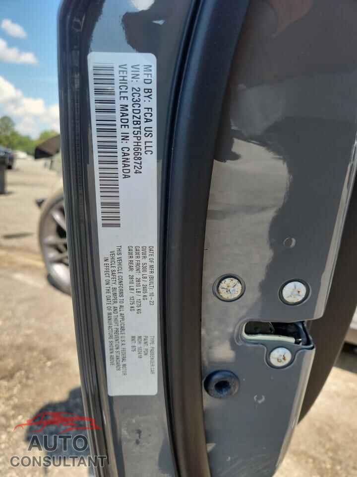 DODGE CHALLENGER 2023 - 2C3CDZBT5PH668724