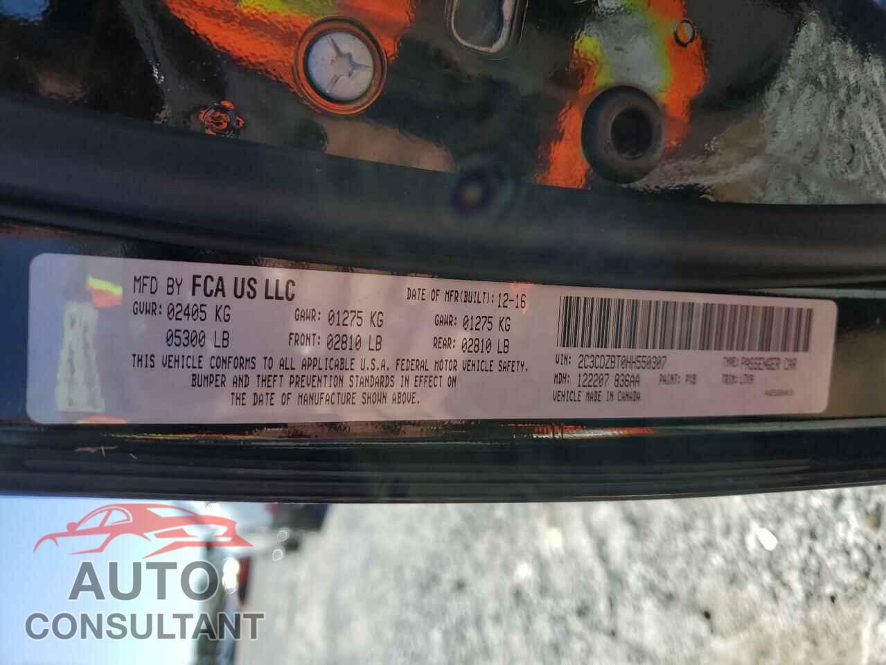 DODGE CHALLENGER 2017 - 2C3CDZBT0HH550307
