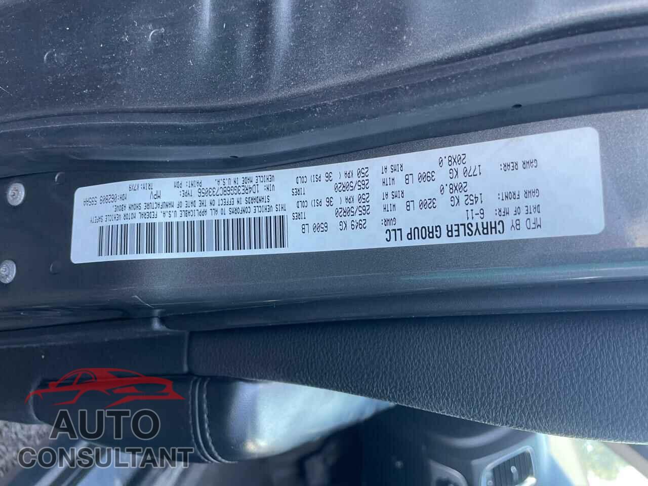 DODGE DURANGO 2011 - 1D4RE3GG6BC733056