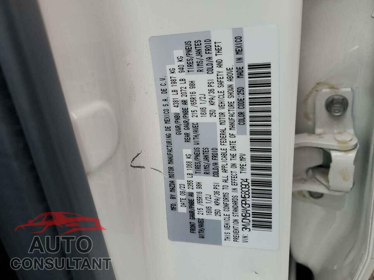 MAZDA CX30 2023 - 3MVDMBAM3PM580904