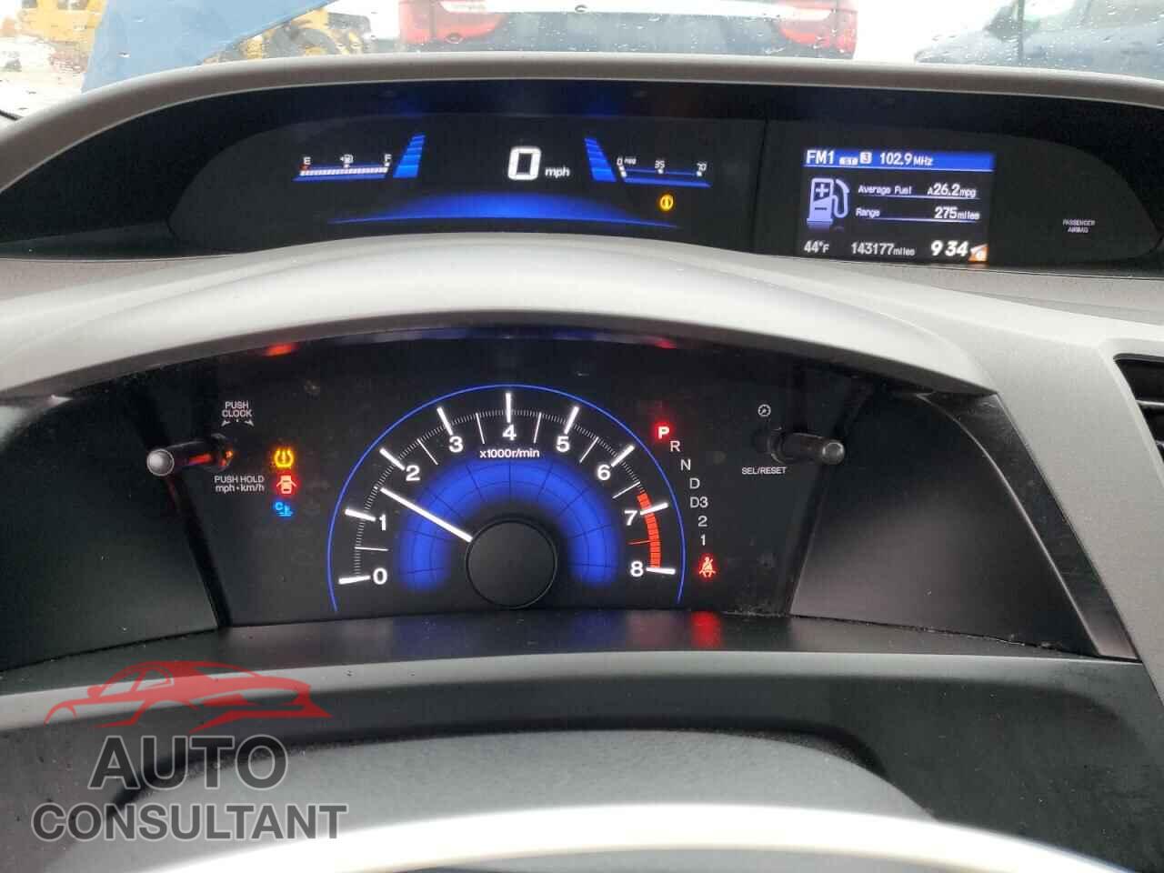 HONDA CIVIC 2012 - 19XFB2F94CE017191