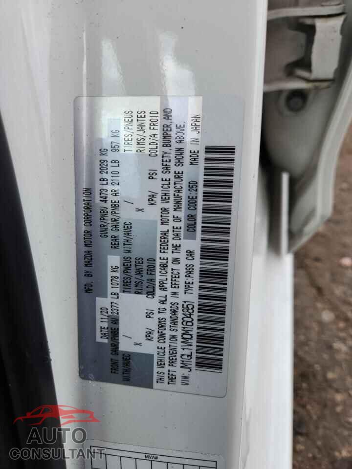 MAZDA 6 2021 - JM1GL1VM0M1604851