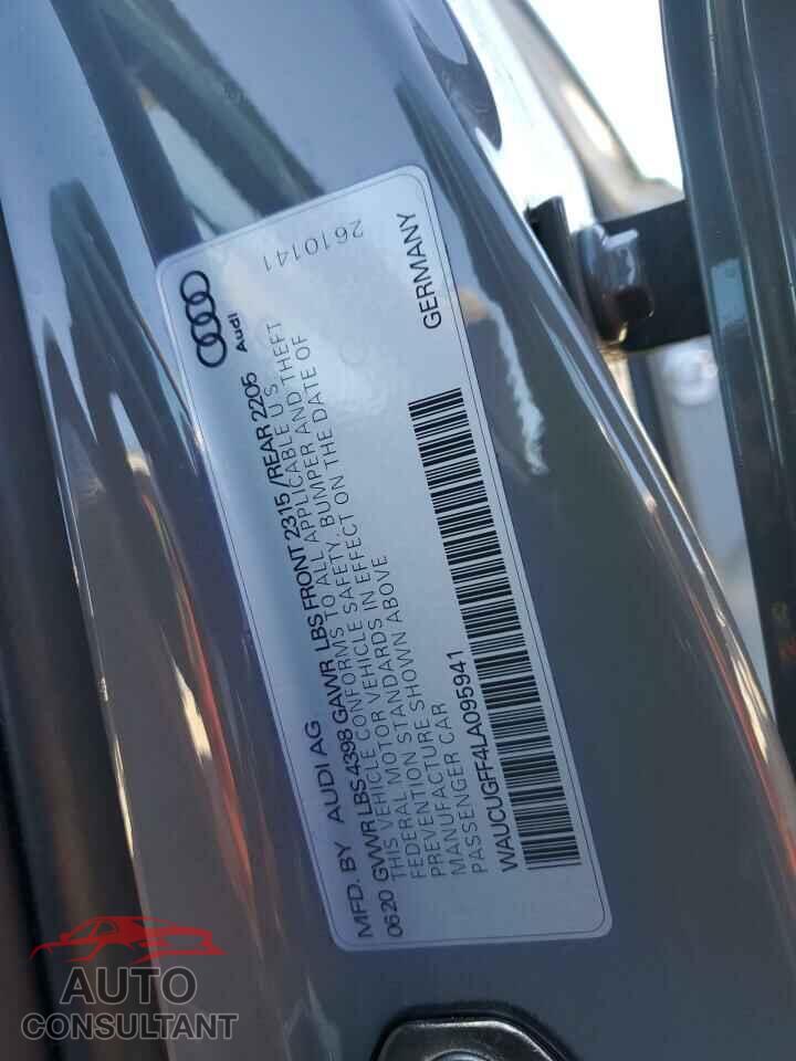 AUDI A3 2020 - WAUCUGFF4LA095941
