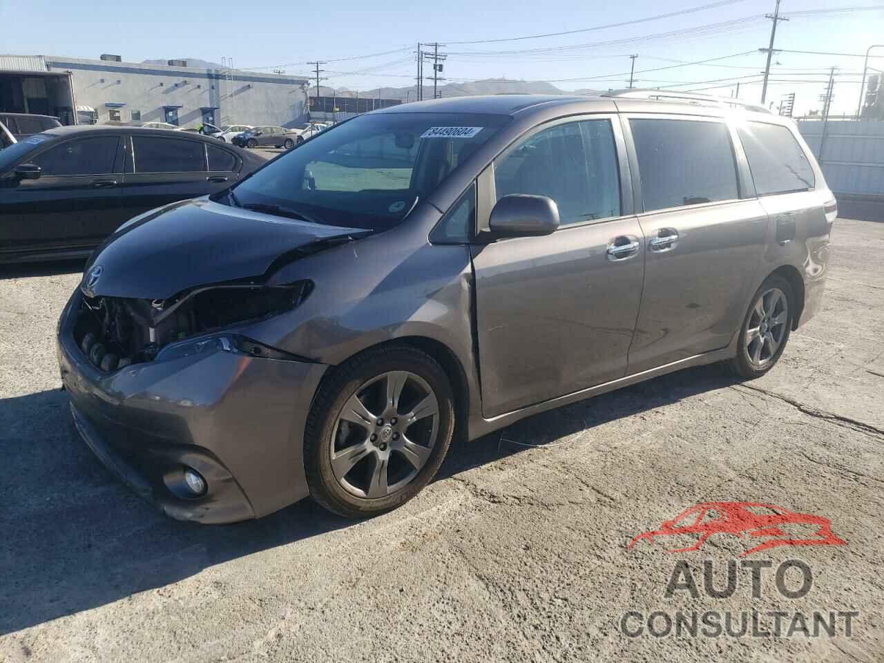 TOYOTA SIENNA 2017 - 5TDXZ3DC6HS884982