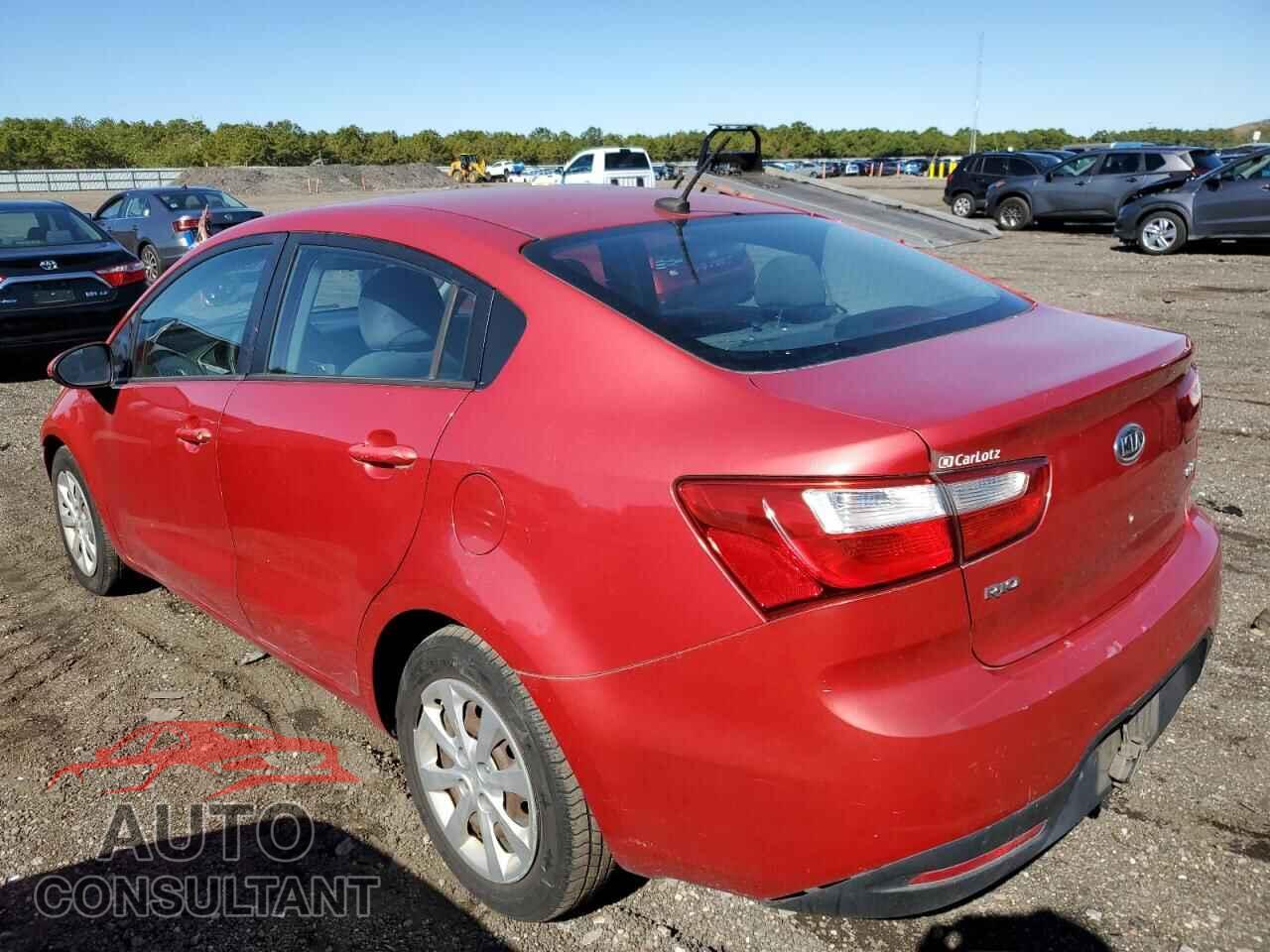 KIA RIO 2012 - KNADN4A33C6076684