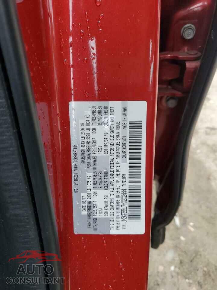 MAZDA CX-5 2017 - JM3KFBBL7H0202444