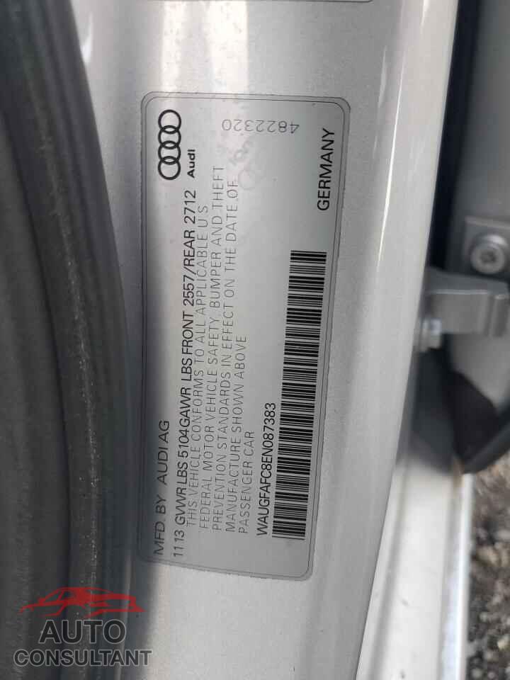 AUDI A6 2014 - WAUGFAFC8EN087383
