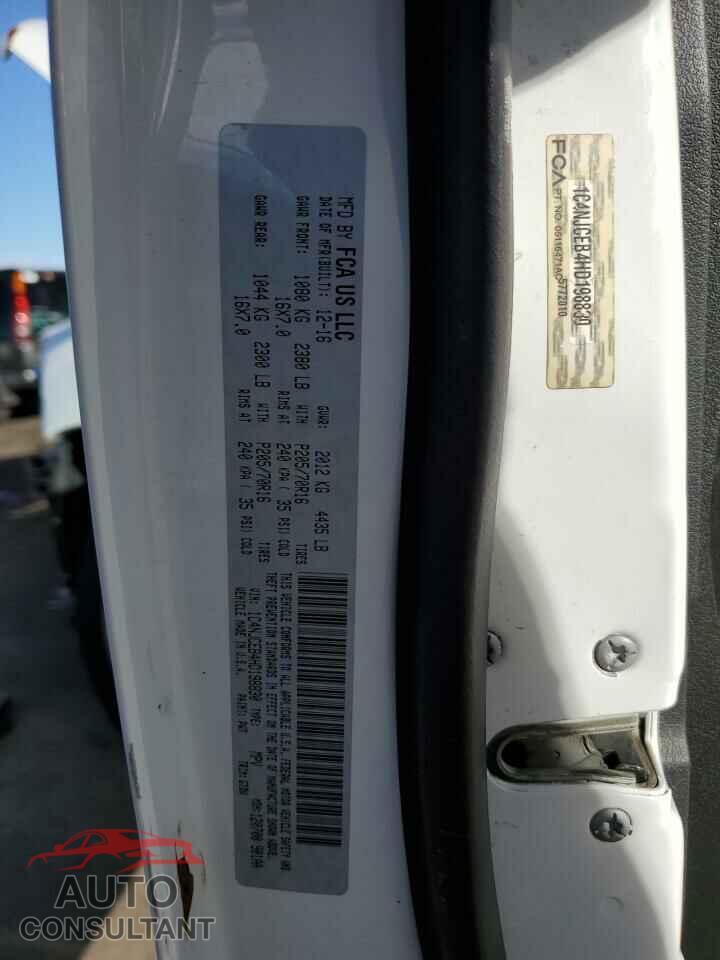 JEEP COMPASS 2017 - 1C4NJCEB4HD198830