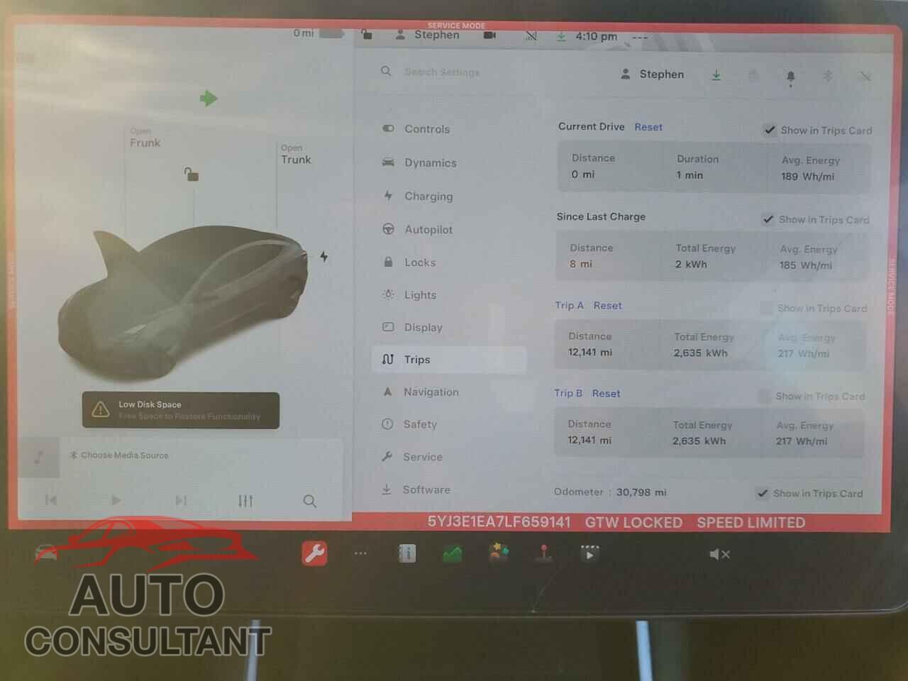 TESLA MODEL 3 2020 - 5YJ3E1EA7LF659141
