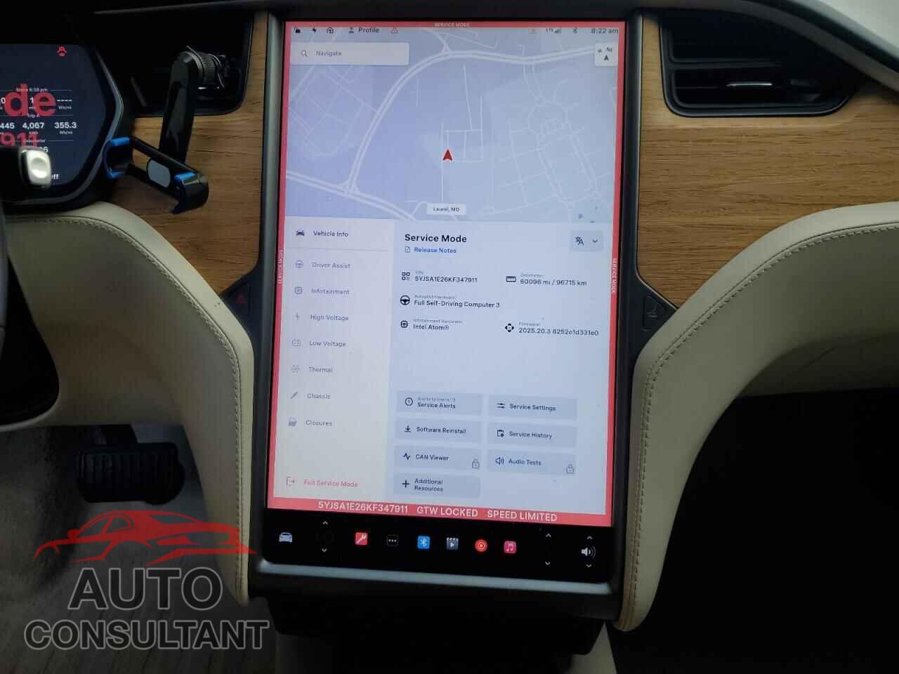 TESLA MODEL S 2019 - 5YJSA1E26KF347911