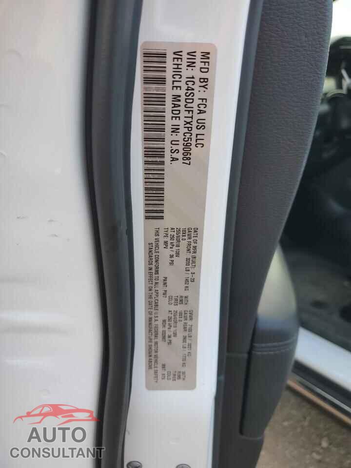 DODGE DURANGO 2023 - 1C4SDJFTXPC590687