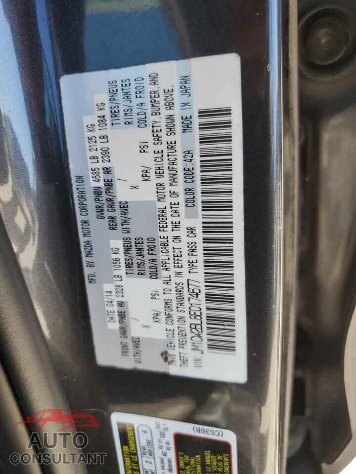 MAZDA 5 2014 - JM1CW2BL8E0174677