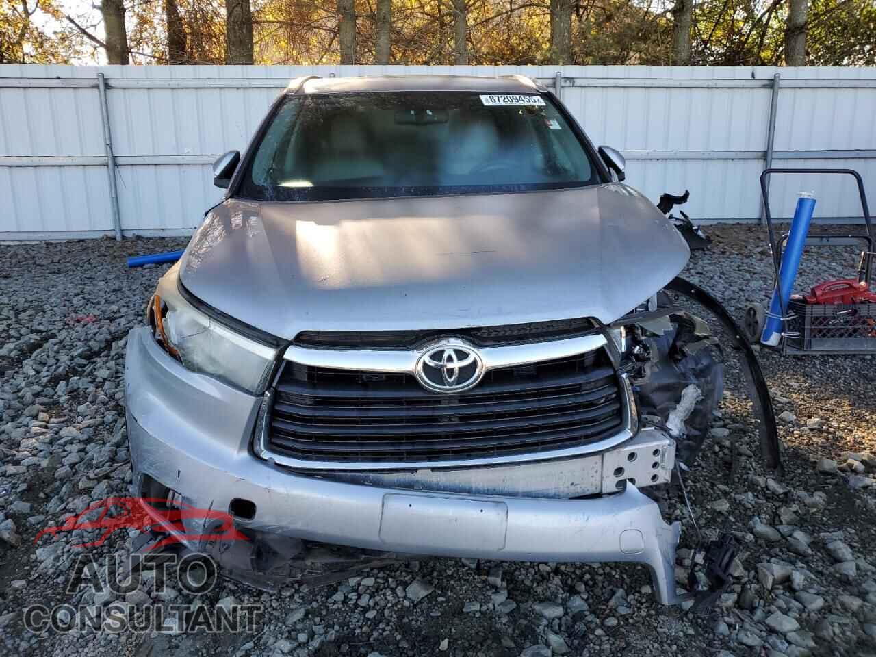 TOYOTA HIGHLANDER 2015 - 5TDJKRFH6FS200435