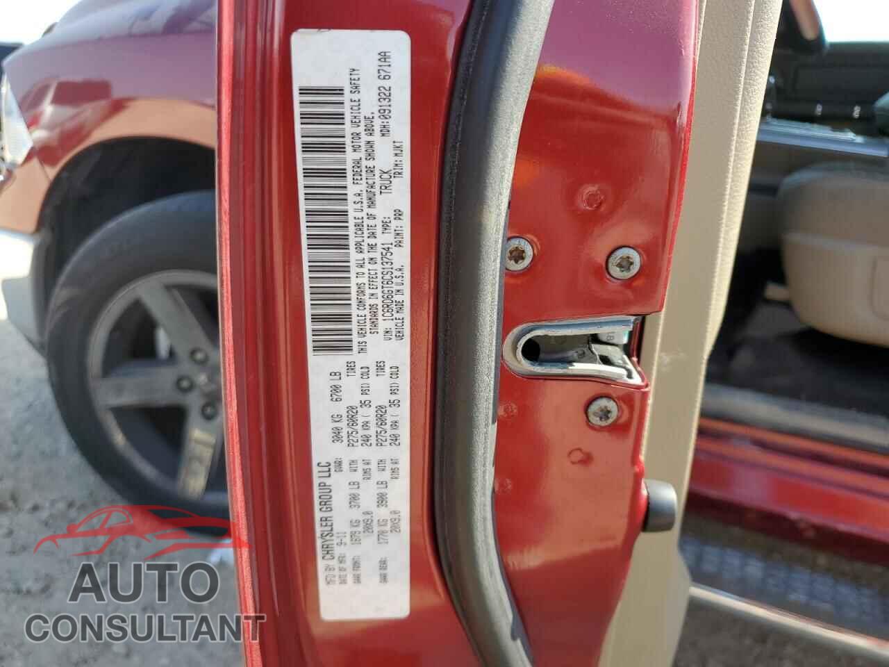 DODGE RAM 1500 2012 - 1C6RD6GT6CS137541