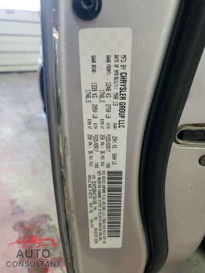DODGE JOURNEY 2013 - 3C4PDDBG4DT641505