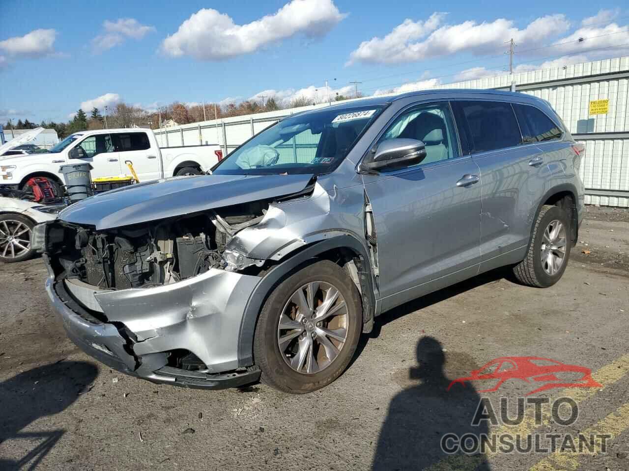 TOYOTA HIGHLANDER 2015 - 5TDJKRFH8FS156275