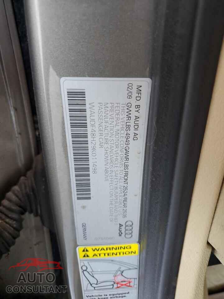 AUDI A4 2009 - WAUDF48H29K011498