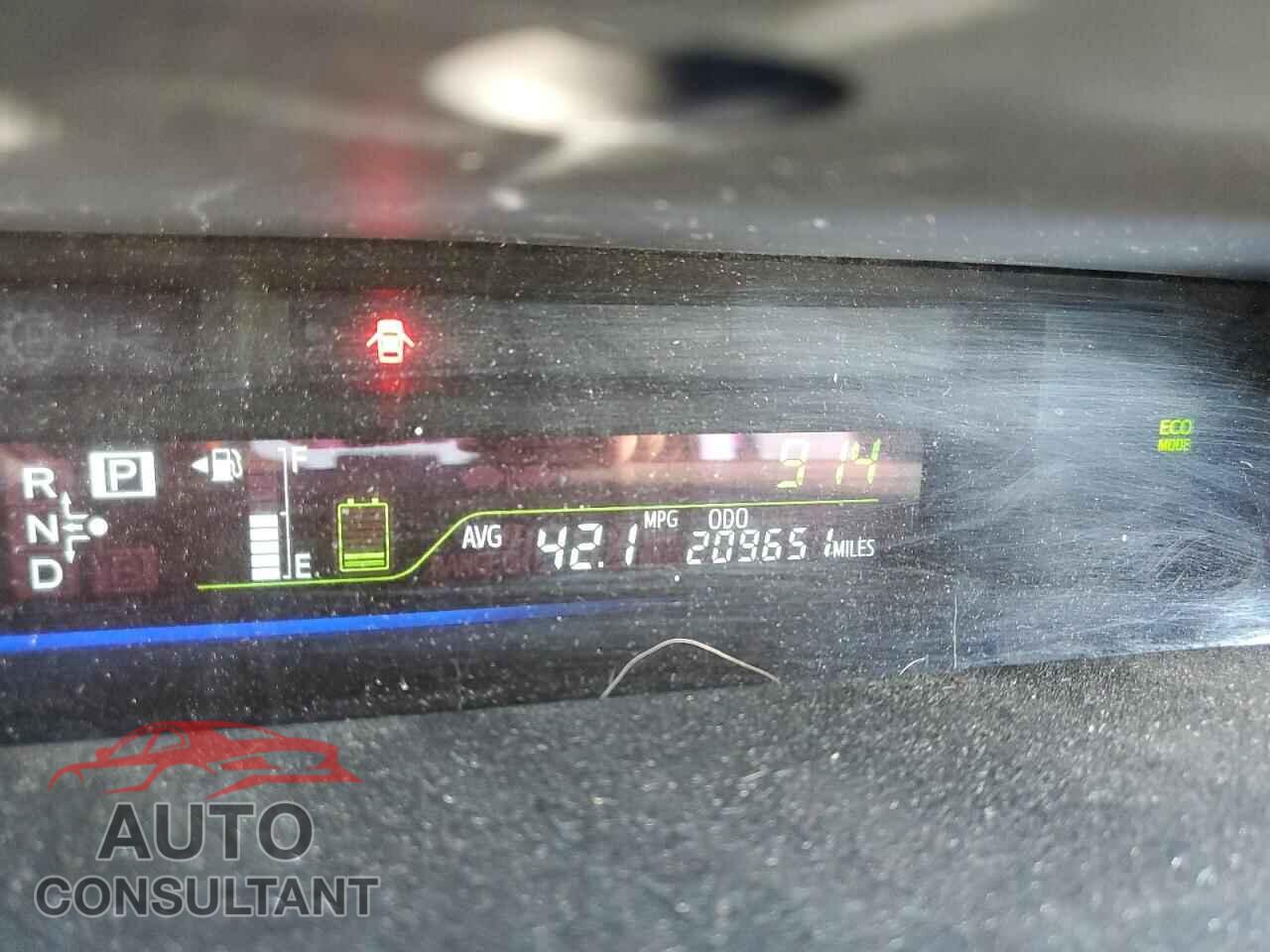 TOYOTA PRIUS 2012 - JTDZN3EU2C3105969