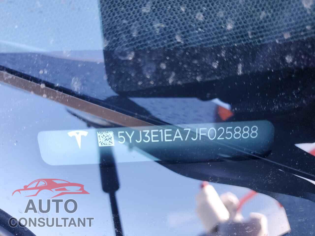 TESLA MODEL 3 2018 - 5YJ3E1EA7JF025888