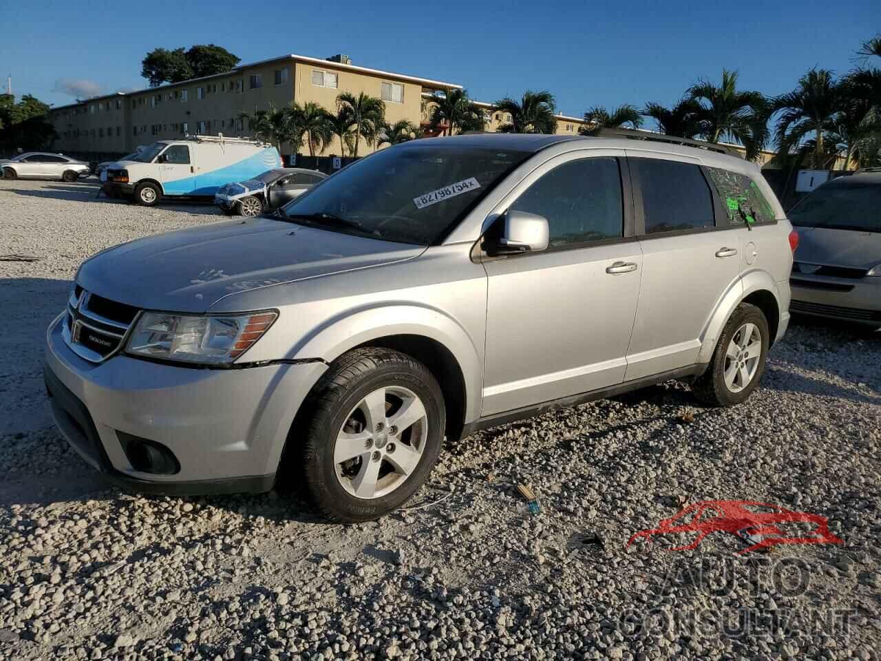 DODGE JOURNEY 2012 - 3C4PDCBG8CT169978