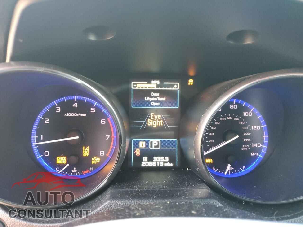 SUBARU OUTBACK 2015 - 4S4BSAFC7F3303483