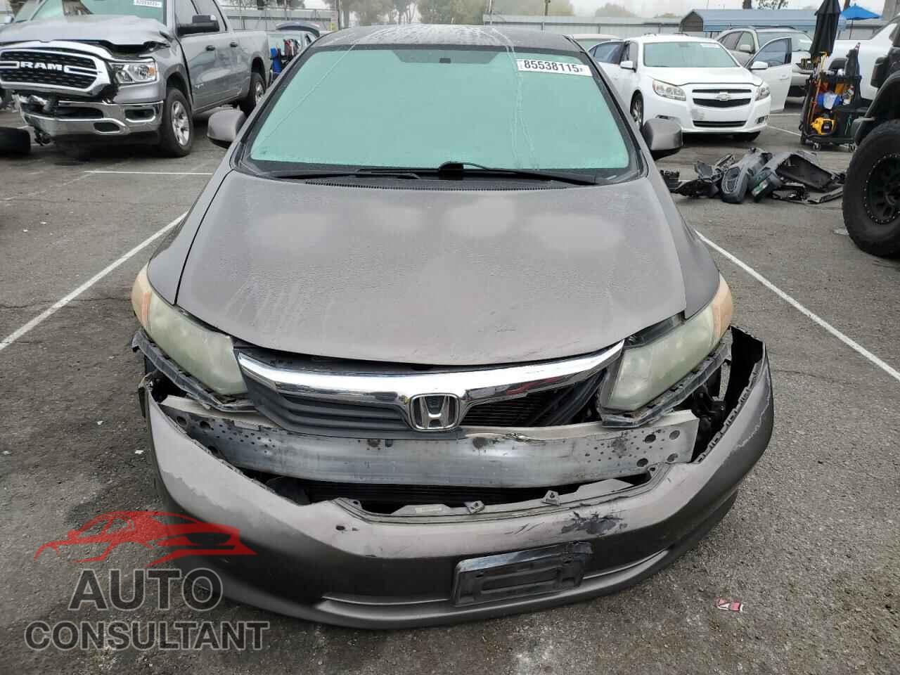 HONDA CIVIC 2012 - 19XFB2F59CE304524