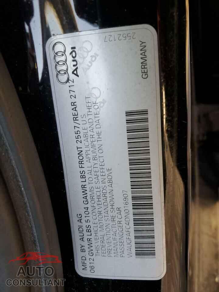 AUDI A6 2013 - WAUGFAFC4DN016907