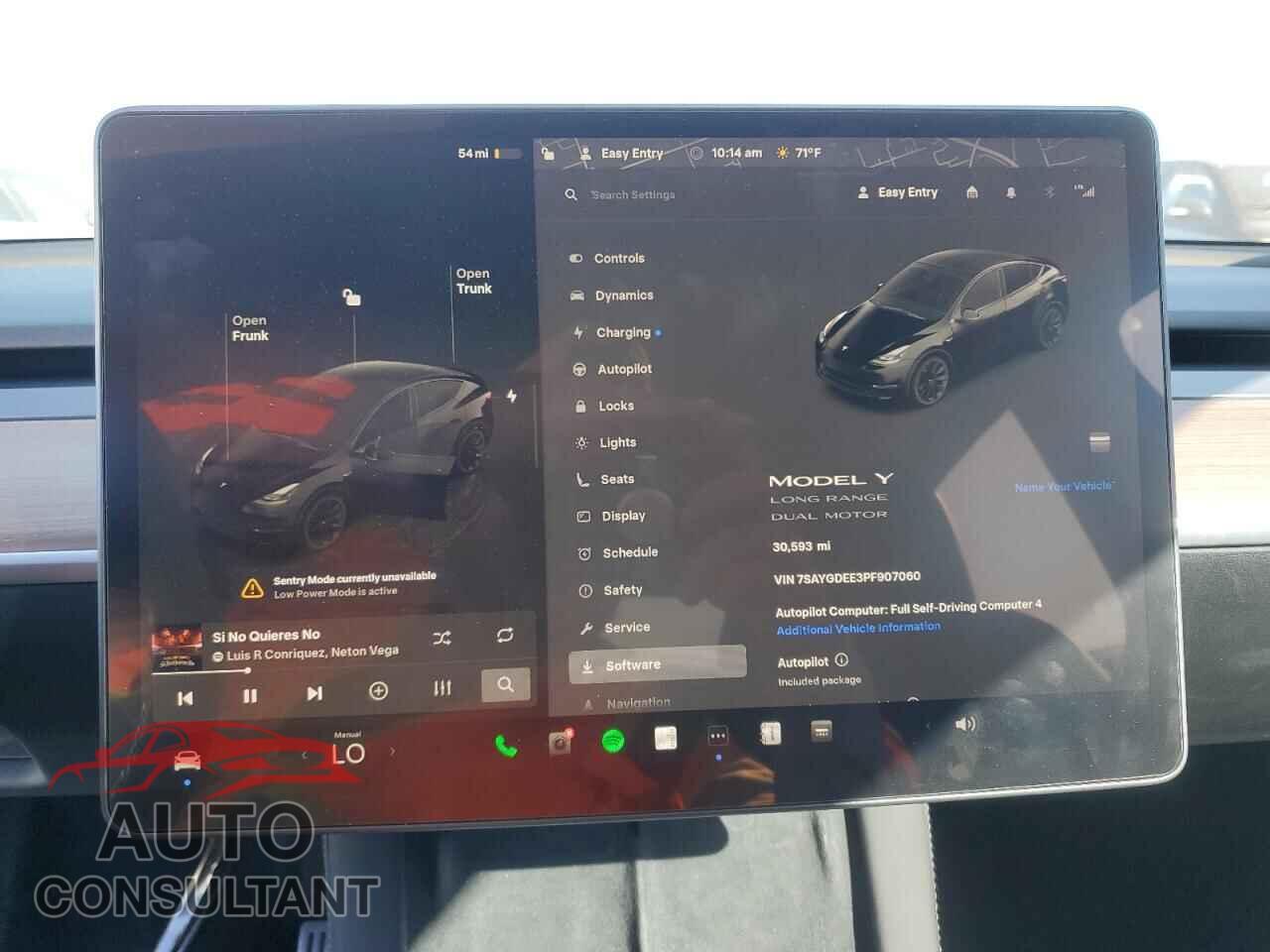 TESLA MODEL Y 2023 - 7SAYGDEE3PF907060
