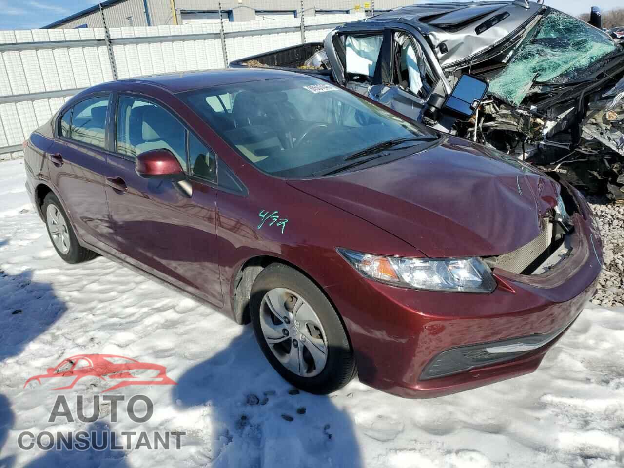 HONDA CIVIC 2013 - 19XFB2F50DE080741