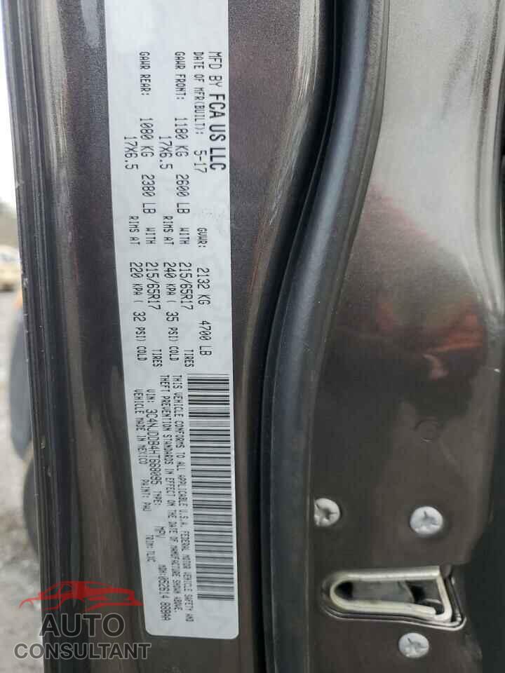 JEEP COMPASS 2017 - 3C4NJDDB4HT668095