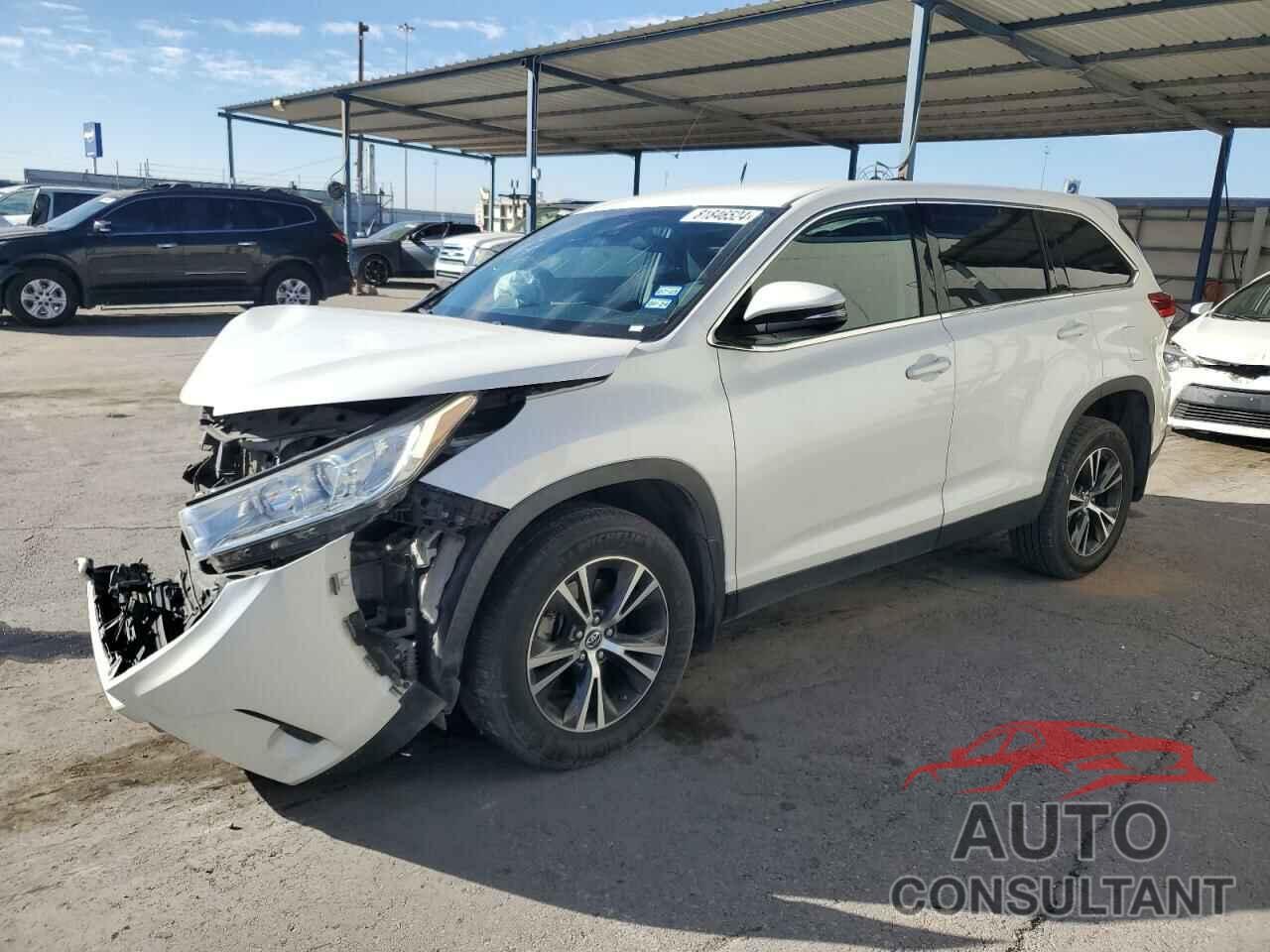 TOYOTA HIGHLANDER 2019 - 5TDZZRFH2KS361387