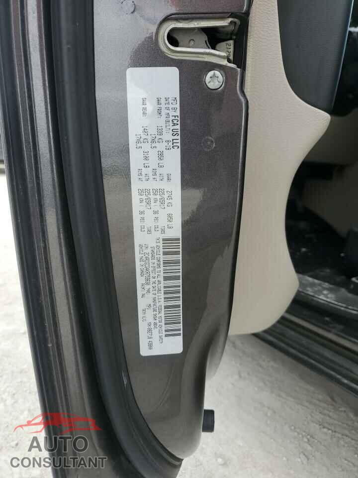 DODGE CARAVAN 2019 - 2C4RDGCG4KR759630