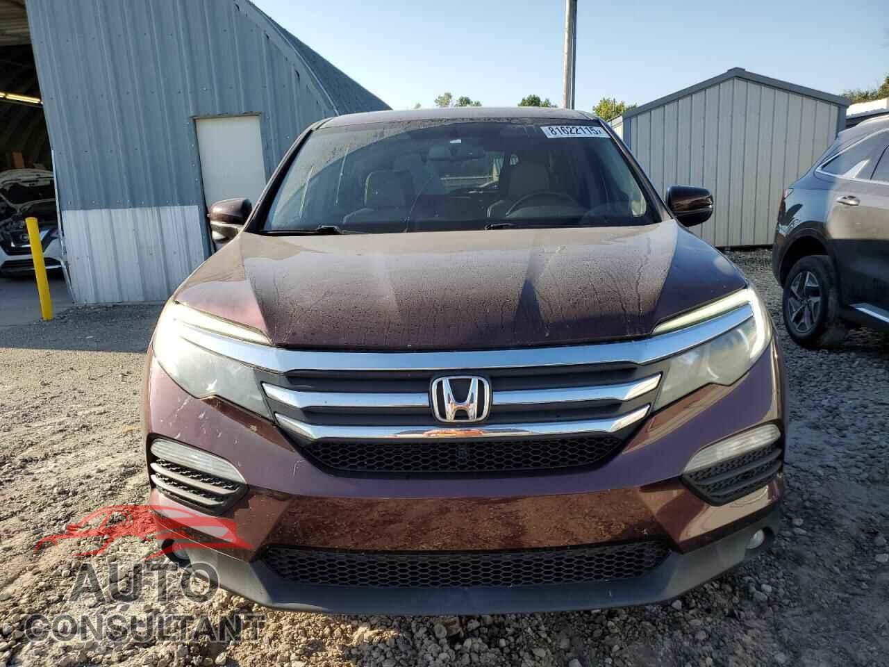 HONDA PILOT 2017 - 5FNYF6H53HB057441