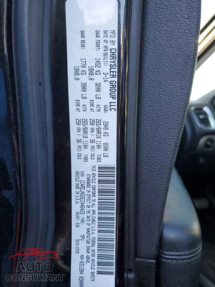 DODGE DURANGO 2014 - 1C4RDJAG5EC446423