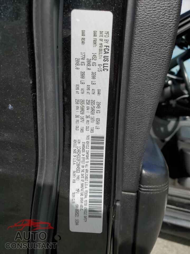 DODGE DURANGO 2015 - 1C4RDHDG3FC904563
