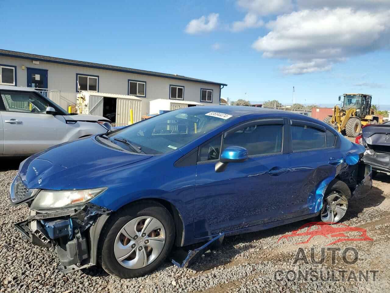 HONDA CIVIC 2013 - 19XFB2F57DE259682