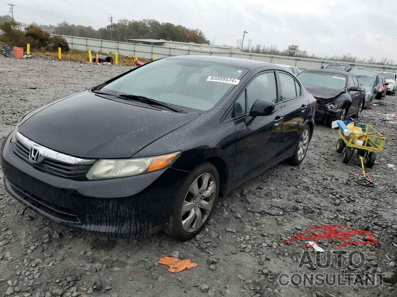 HONDA CIVIC 2012 - 19XFB2F59CE065007